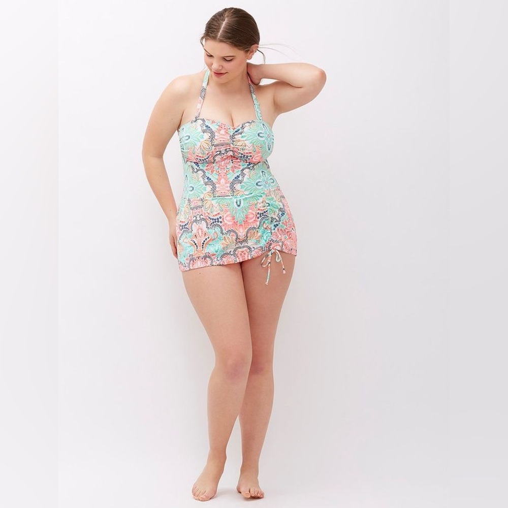 Cacique one piece swim suit size 24